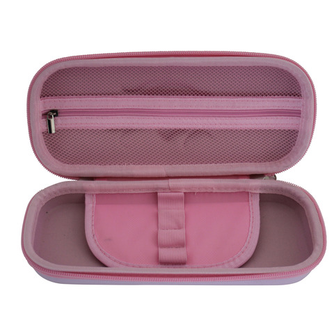 Astuccio ovalino a 1 zip Donau con fantasia unicorno in 3D  - conf. 3 pz - 322289